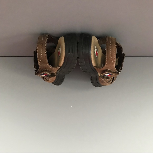 Tommy Hilfiger Kids Vintage Leather Toddler Fisherman Sandal 9.5M Comfort Rare